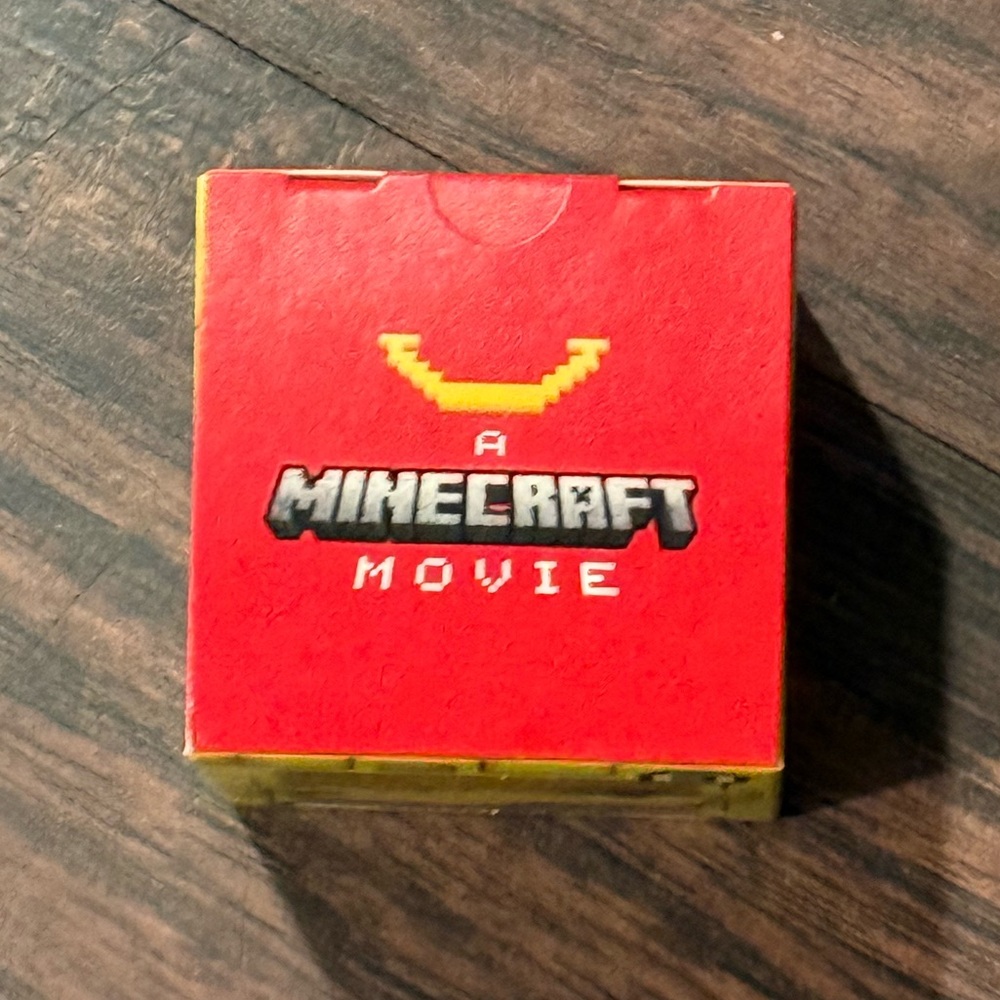 Minecraft Movie McDonald’s Happy Meal Toy